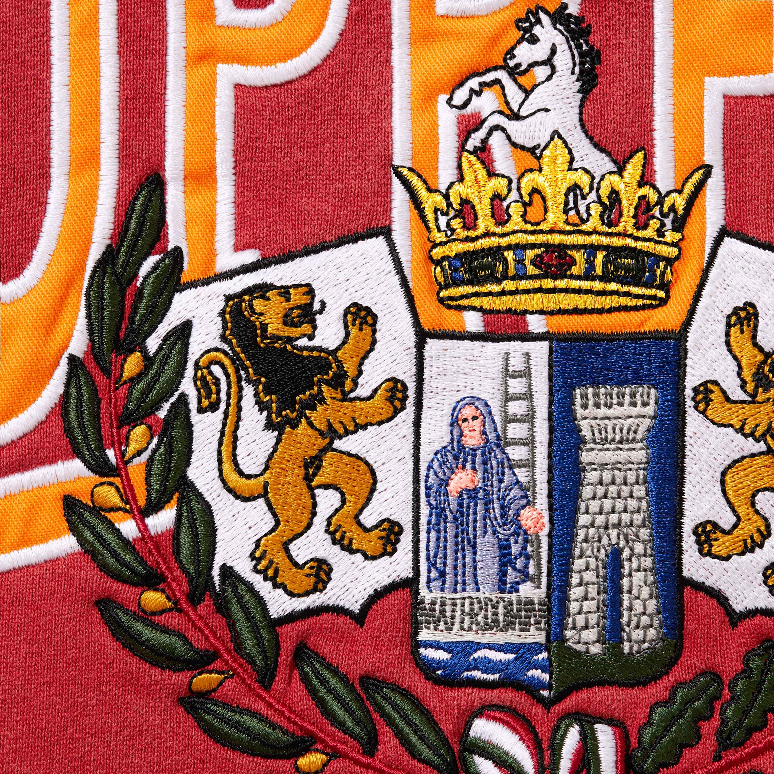 Crest Appliqué Half Zip Pullover view 11